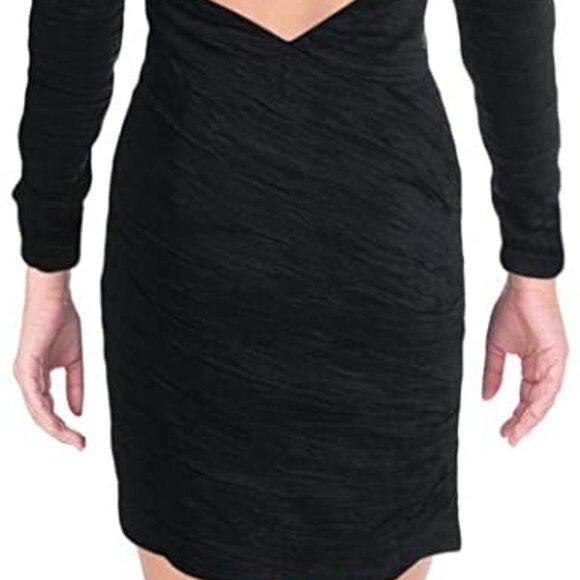 Free People Look of Love Ruched Lace Inset Dress 4 - Picture 4 of 15